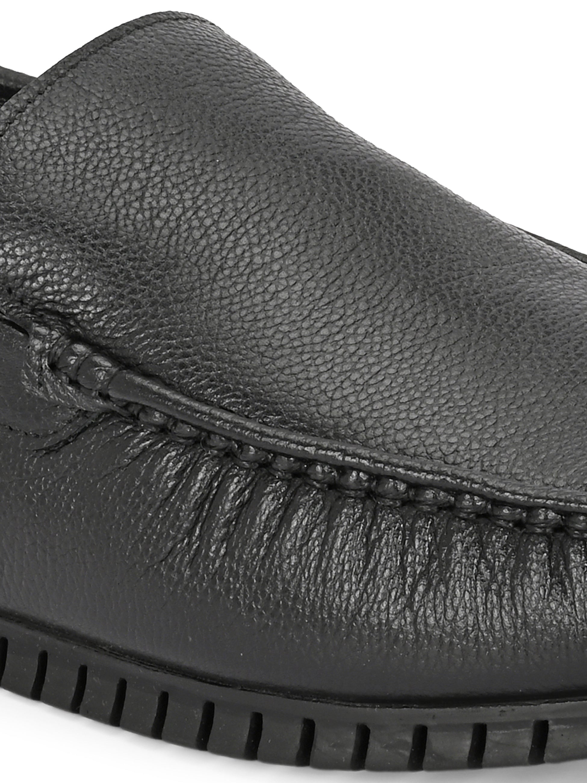 Ochre Leather Flexi Loafers