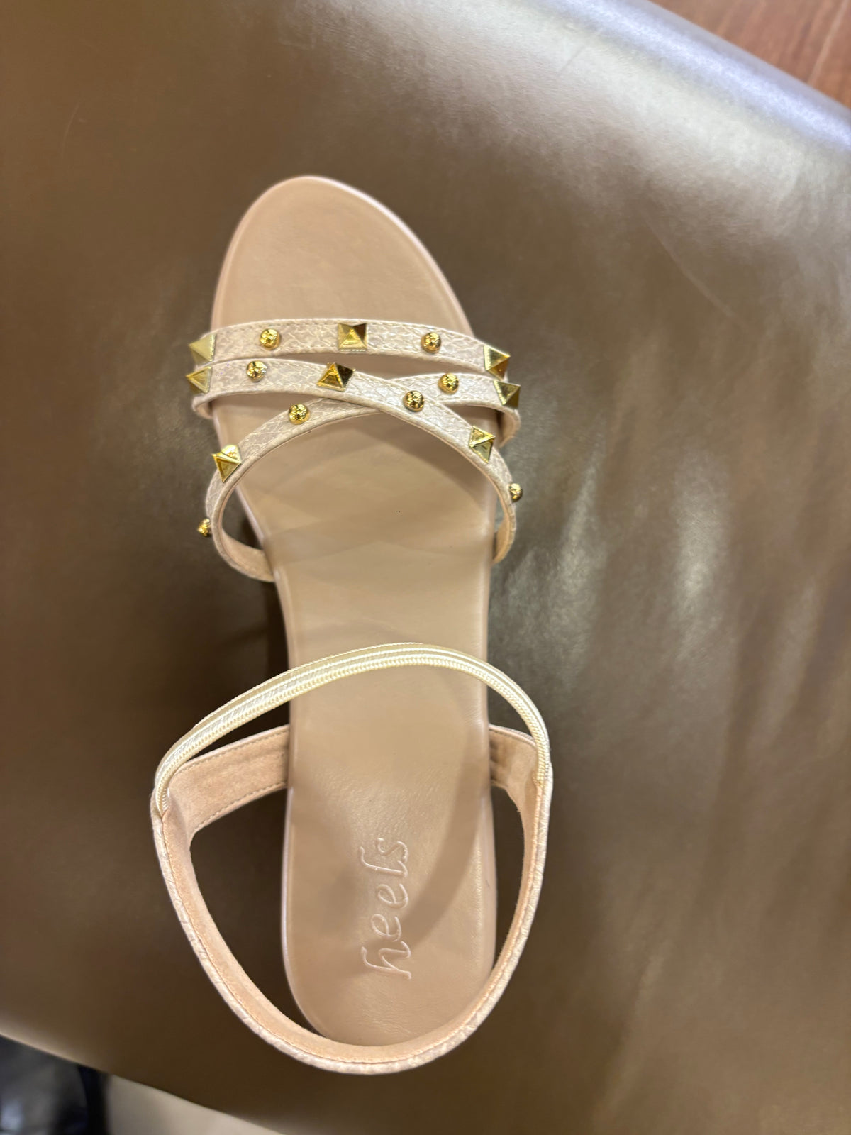Aurelia Snake Texture Platform Block Heel Sandal