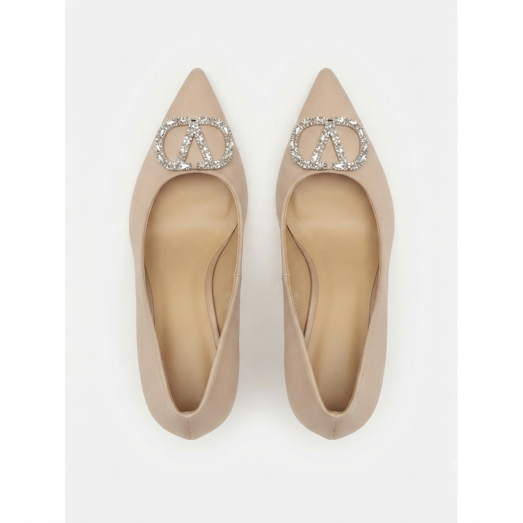 Hellen Premium Pointed Kitten Heel Stilettos