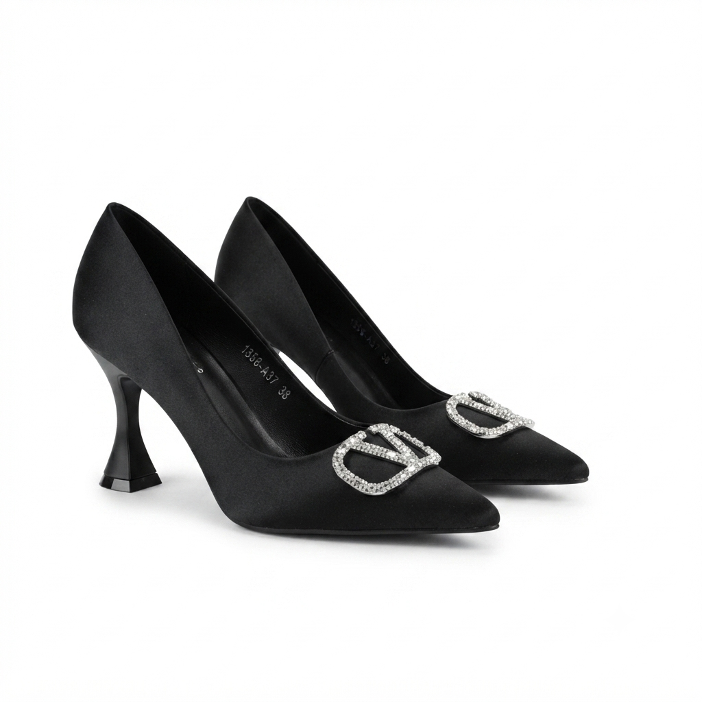 Hellen Premium Pointed Kitten Heel Stilettos