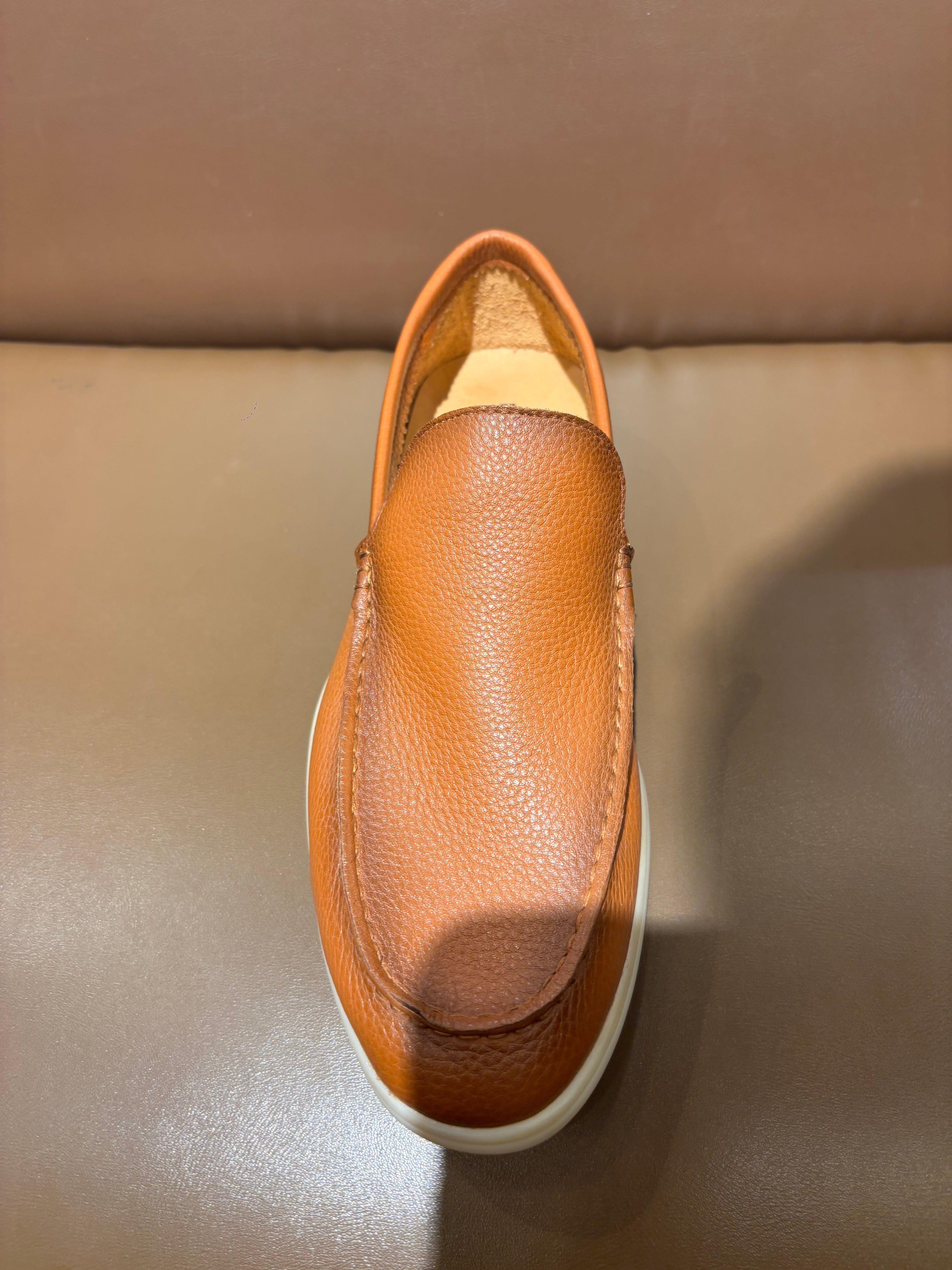 Delap Premium Leather Slip-On Loafers