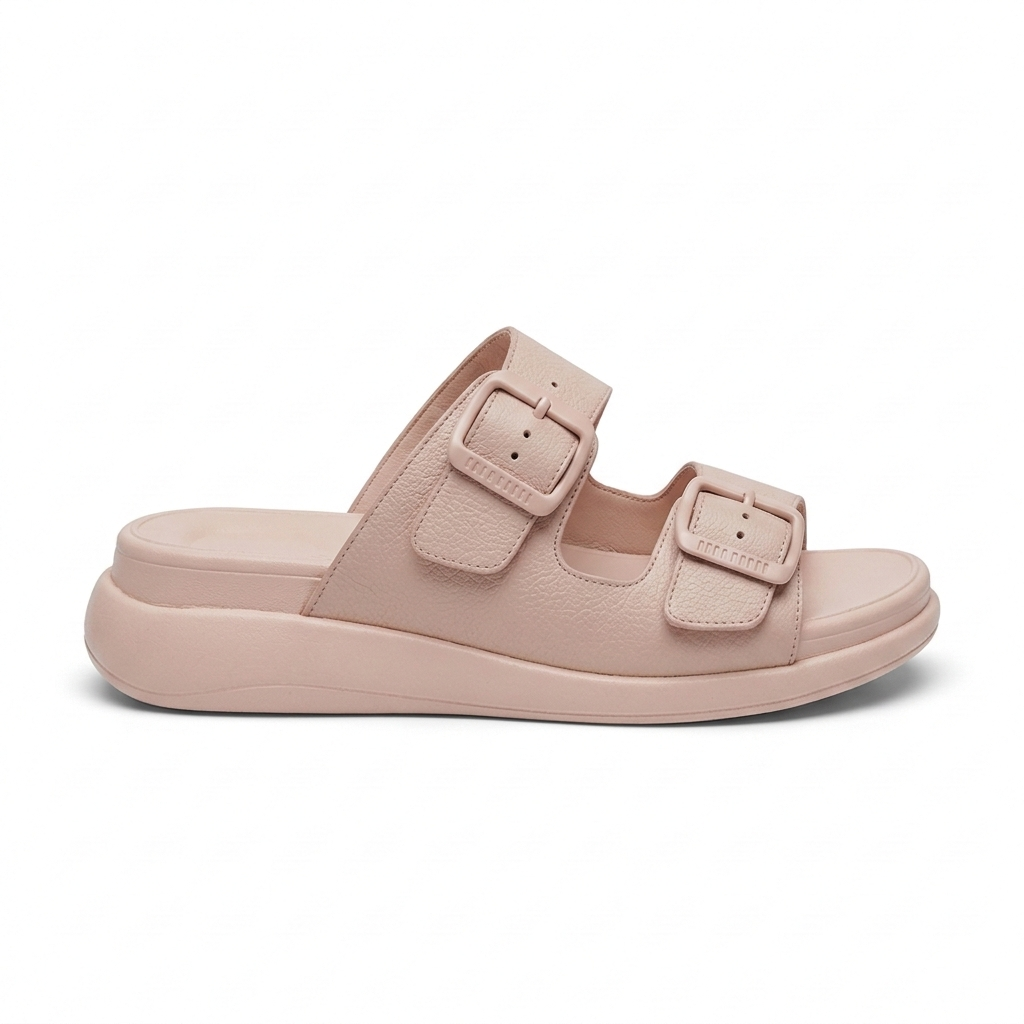 Moreau Comfort Double Strap Chunky Sliders