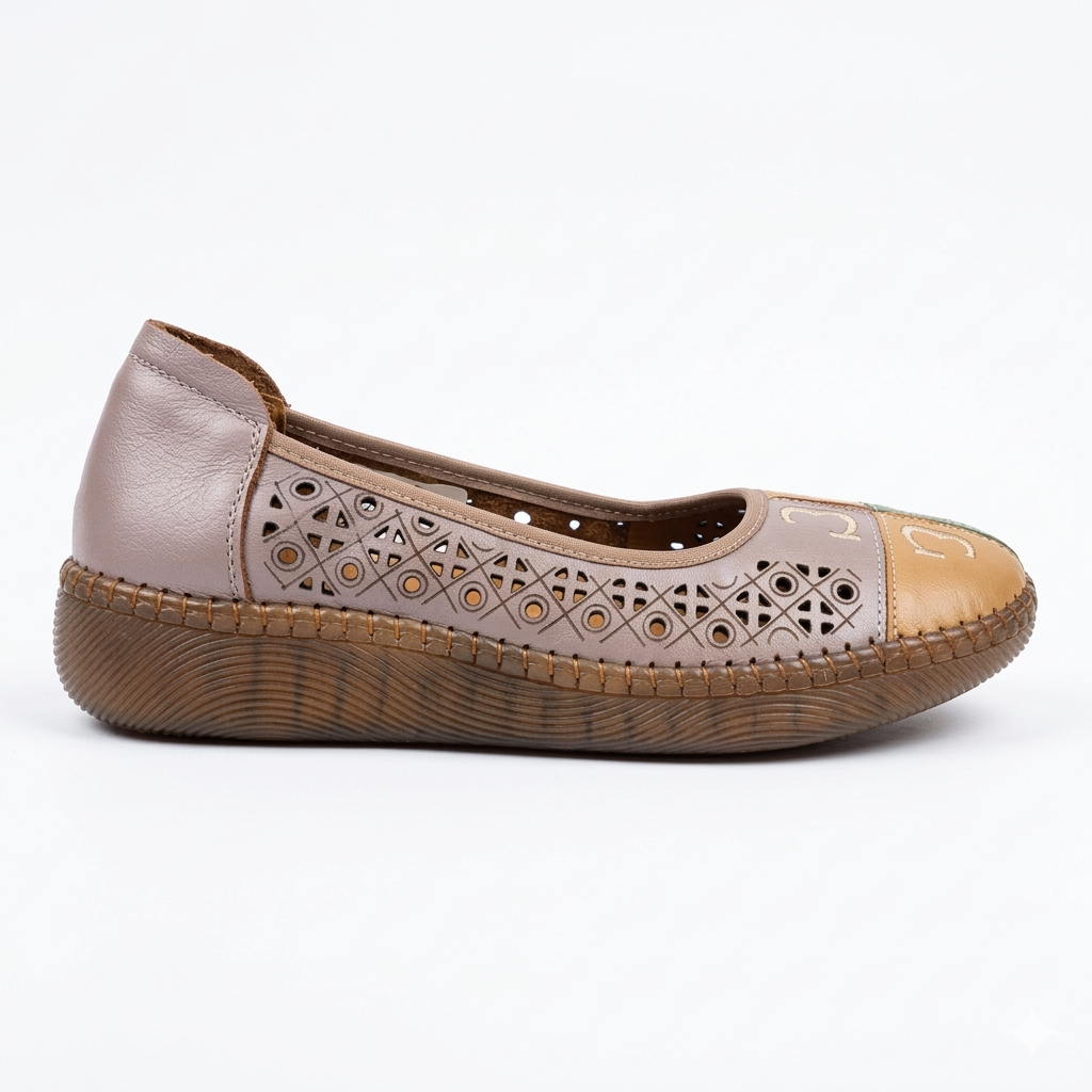 Odette Premium Leather Multy Comfort Ballerinas