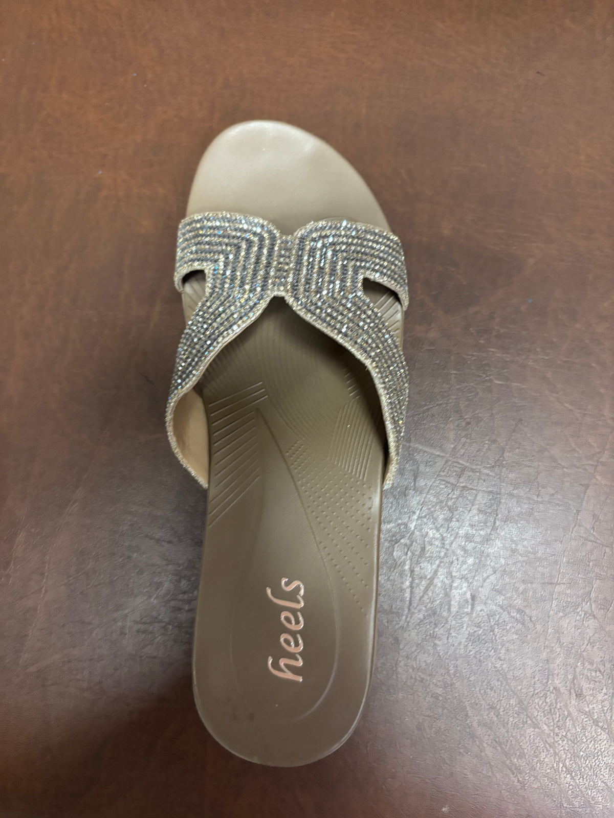 Dakota Cushioned Bling Slippers
