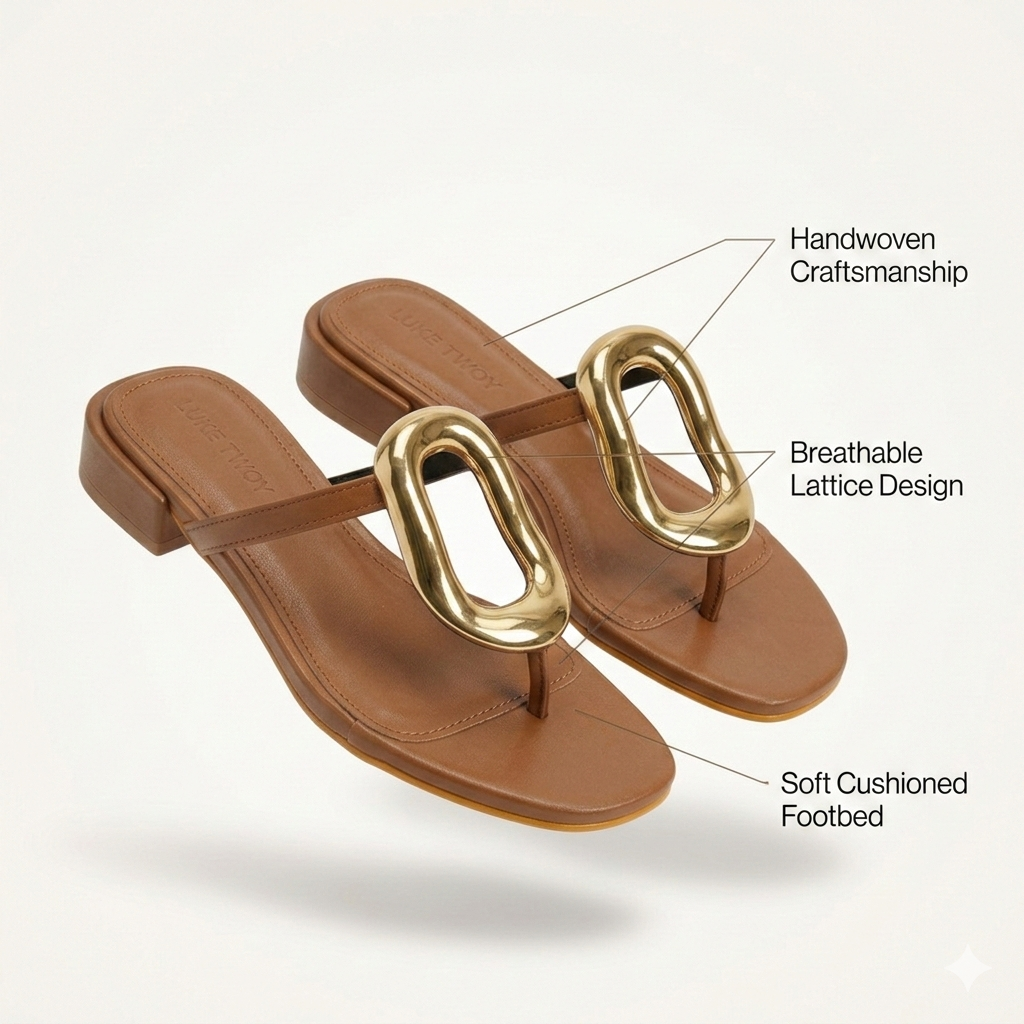 Nova Buckled Summer Mid Heel Sliders - The Heels India