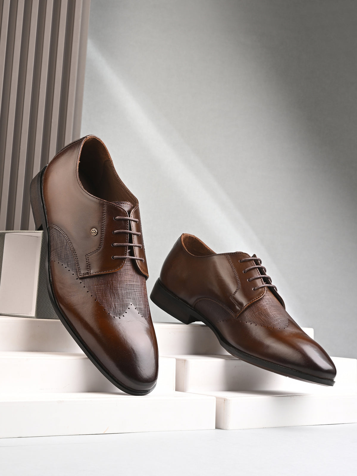 Trossard Leather Formal Lace Up Brogues
