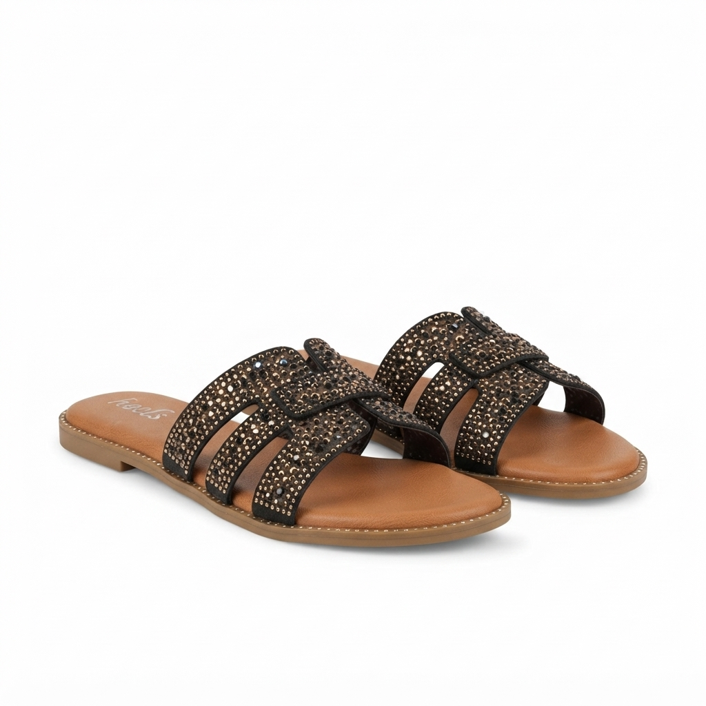 Frosta Bling Cushioned Sliders