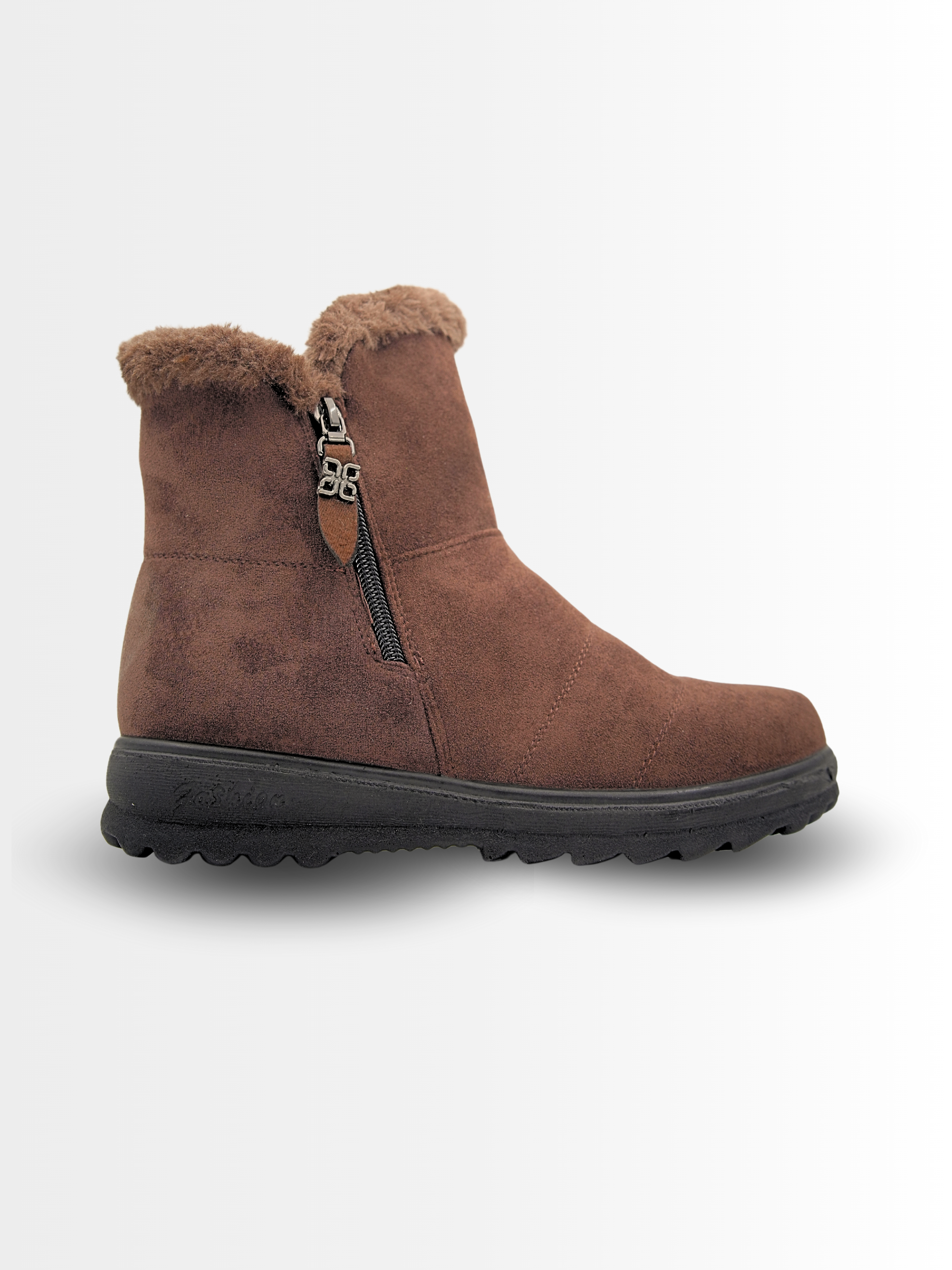 Blaire Suede Ankle Fur Boots