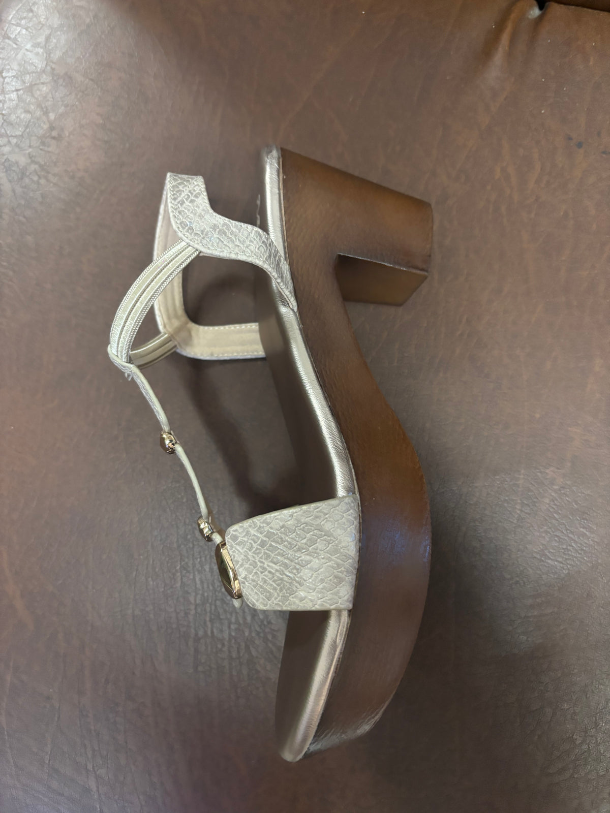 Julia 2.0 Platform Peep Toe Block Heel Sandals