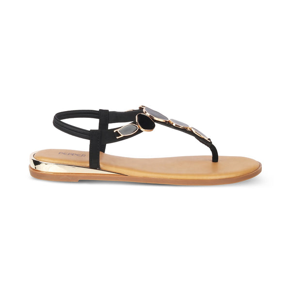 Gitano Flat Back Elastic Sandals