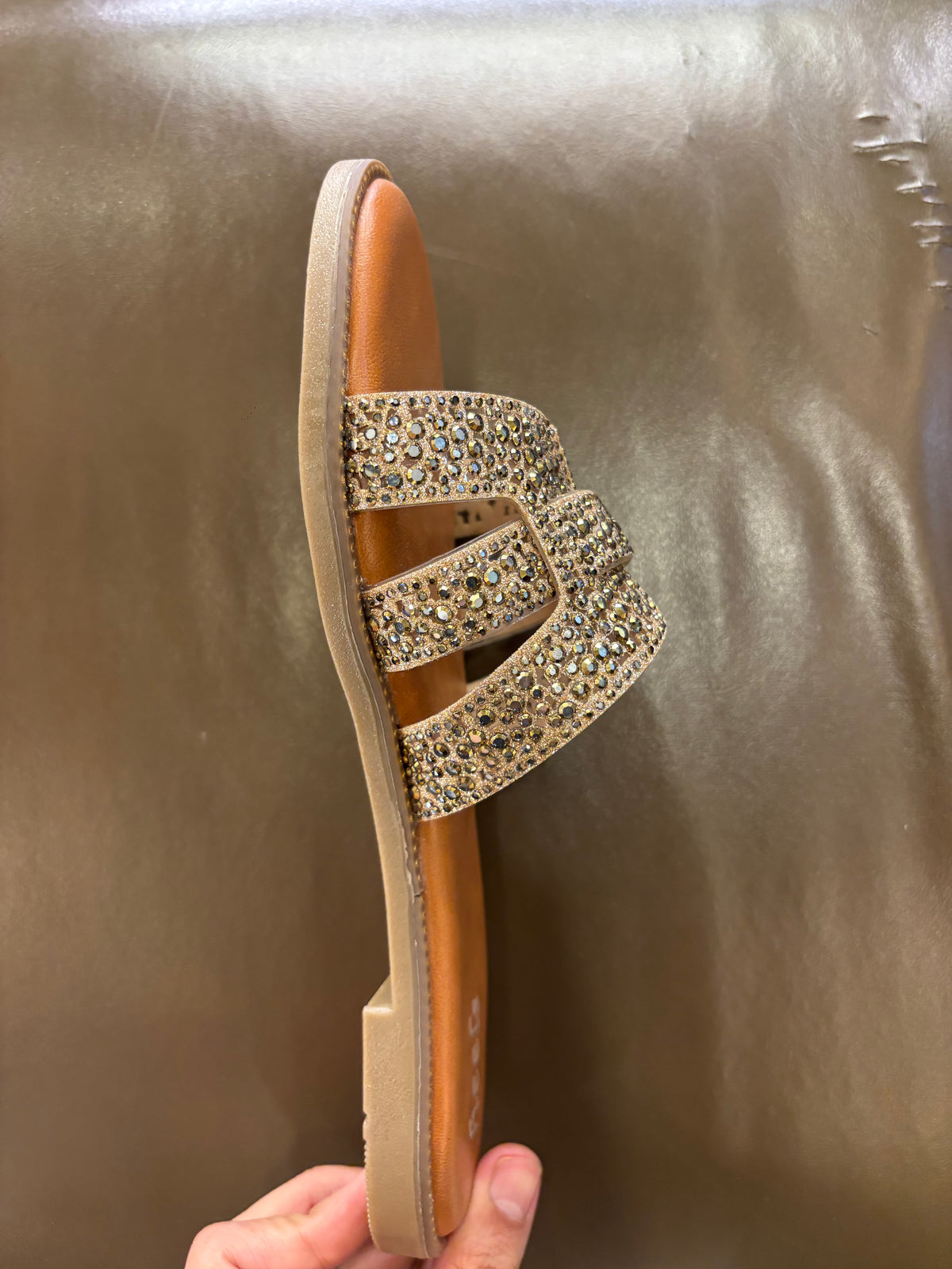 Frosta Bling Cushioned Sliders