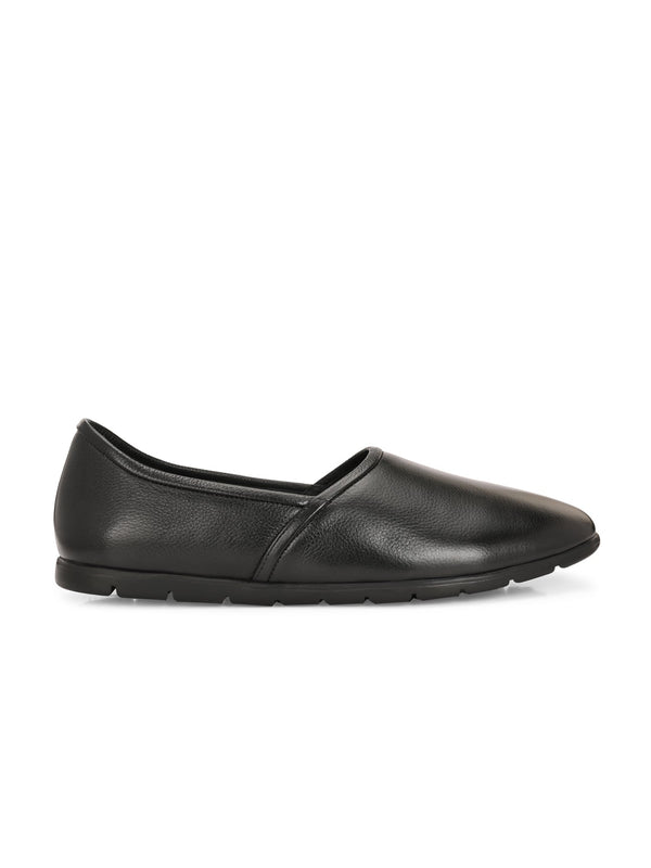 Alpine Ethnic Leather Mens Slip Ons