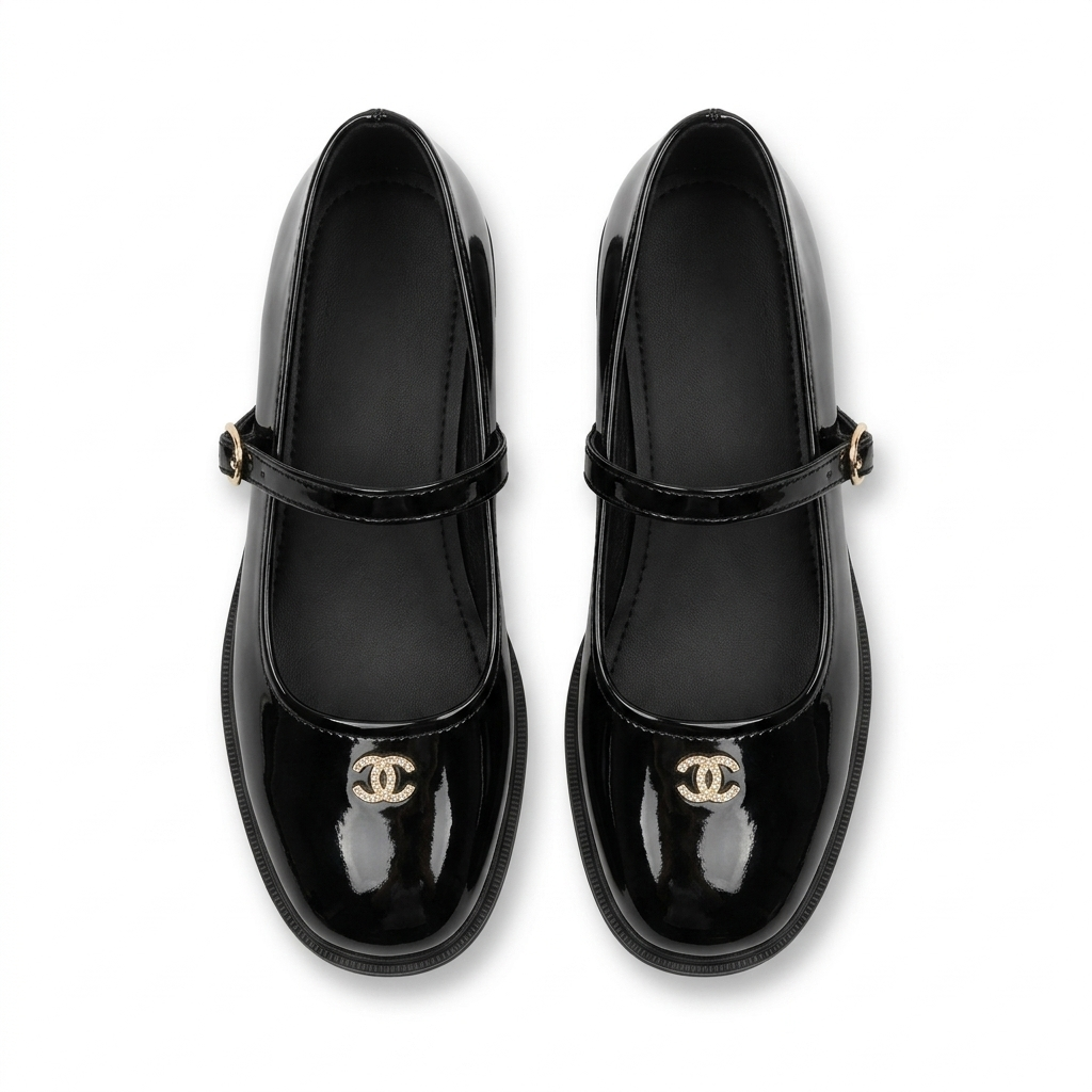 Shuzu Premium Patent Mary Jane Block Heels