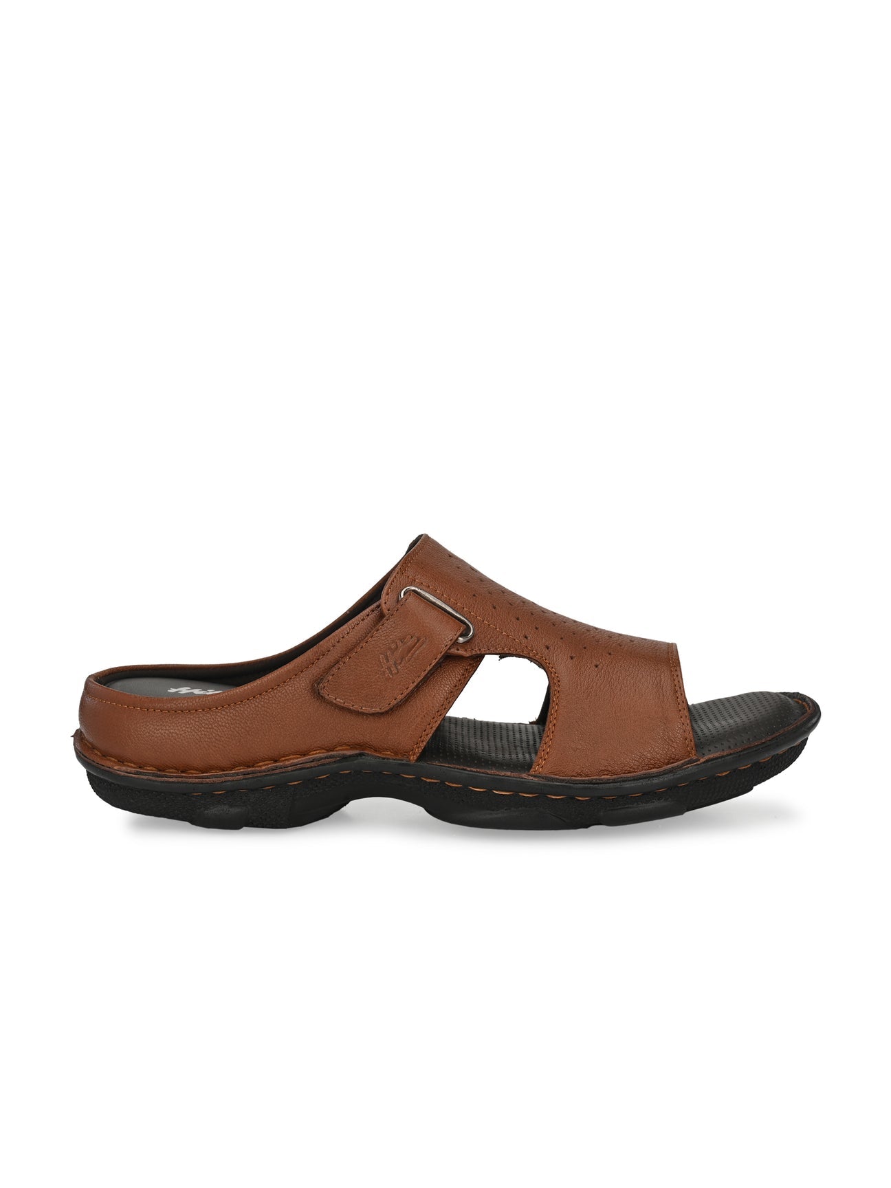 Declan Leather Velcro Cushion Slippers