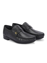 Richard Black Leather Formal Cushion Loafers