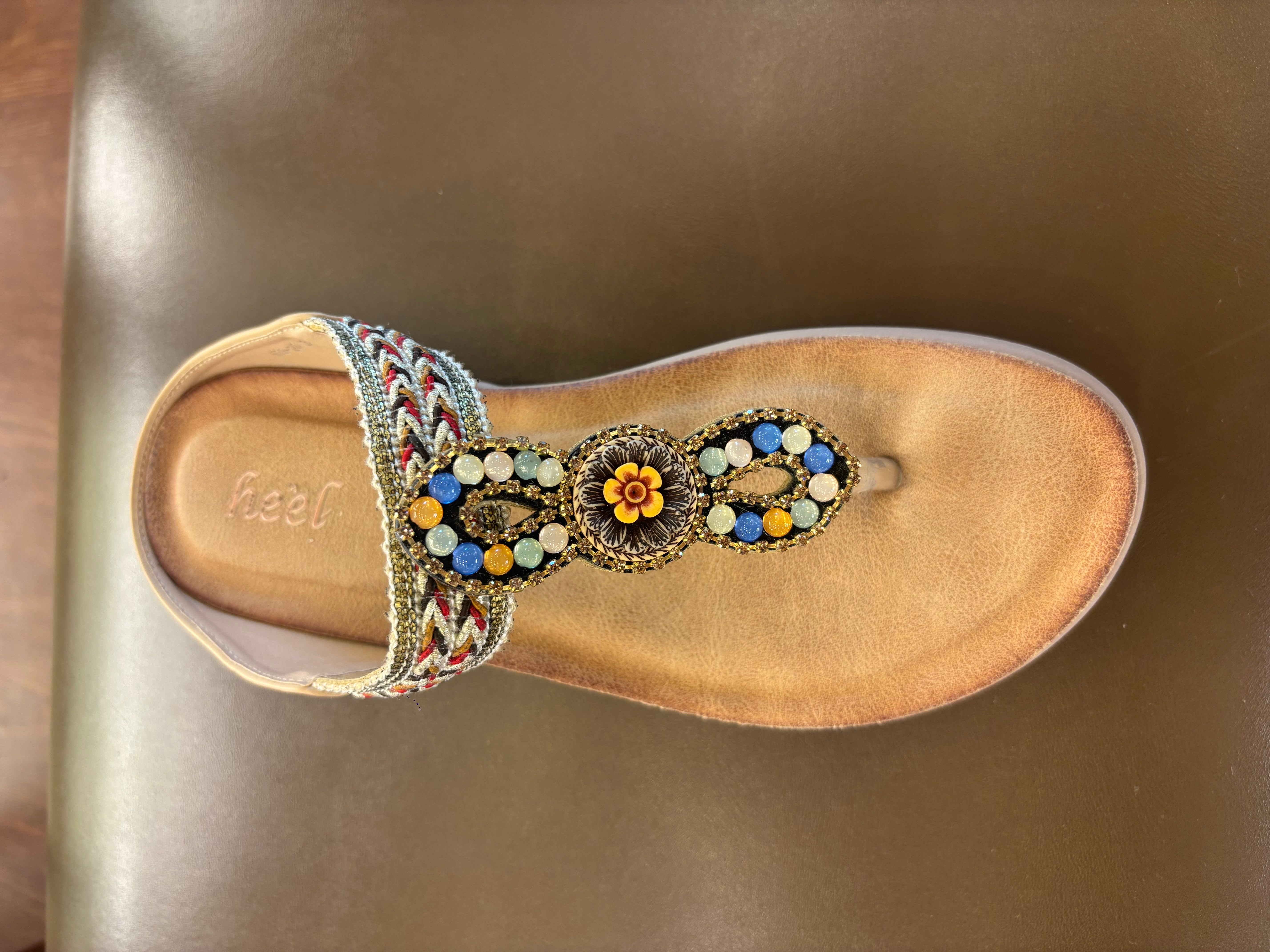 Thalassa Embroidered Cushioned Slippers