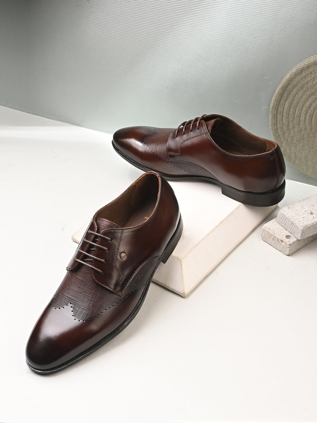 Trossard Leather Formal Lace Up Brogues