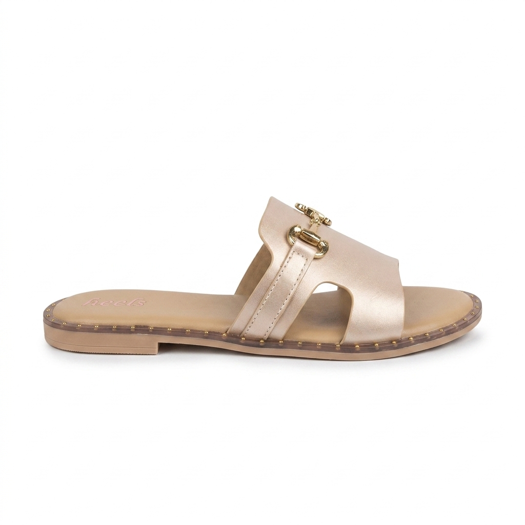 Fenny Cushioned Buckled Summer Sliders