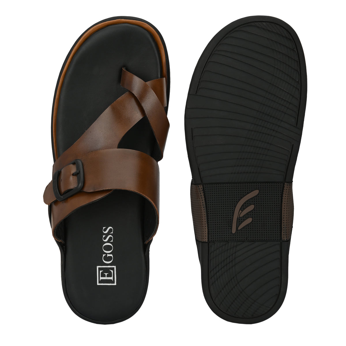 Vance Cushion Leather Thumb Slippers - The Heels India