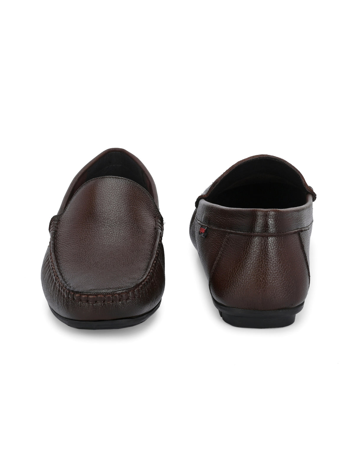 Cedar Plain Leather Cushioned Loafers