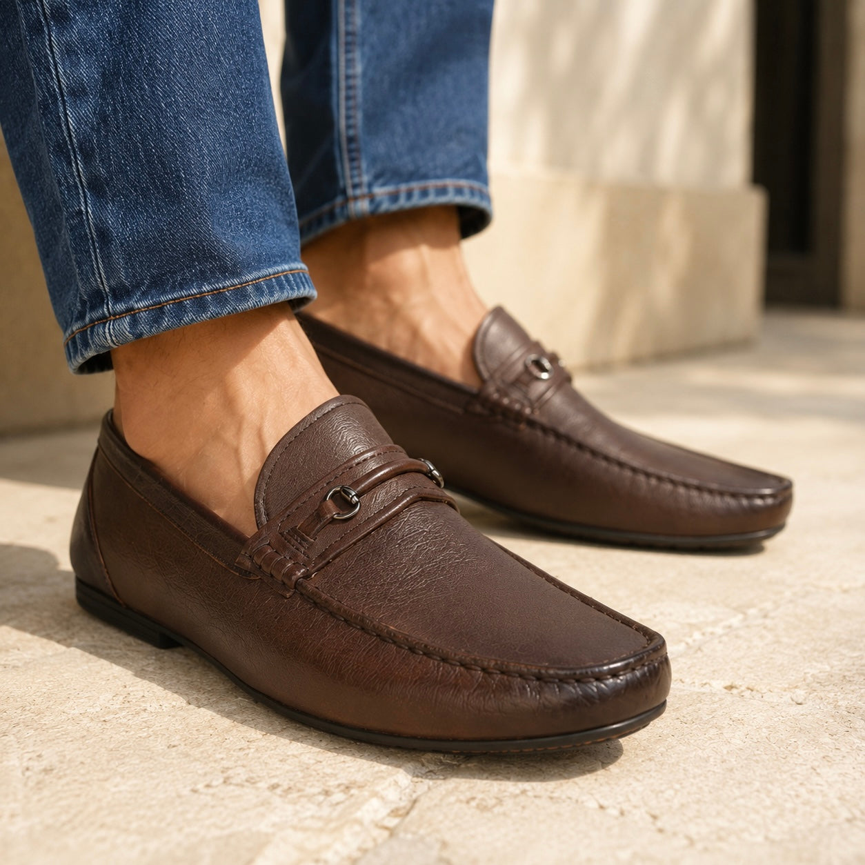Stark Premium Leather Loafers - The Heels India