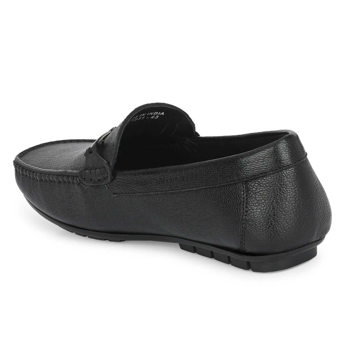 James Cushioned Leather Loafers - The Heels India