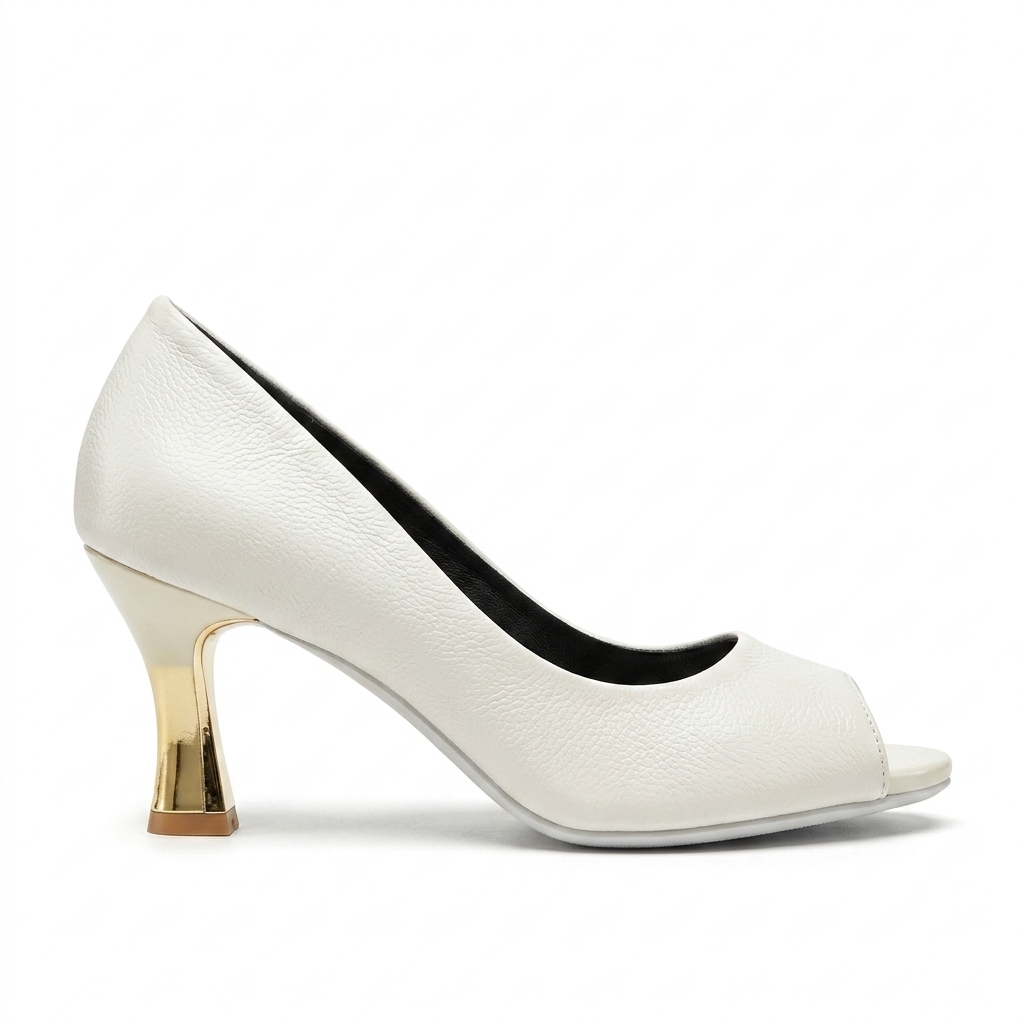 Opera Peep Toe Pencil Heels