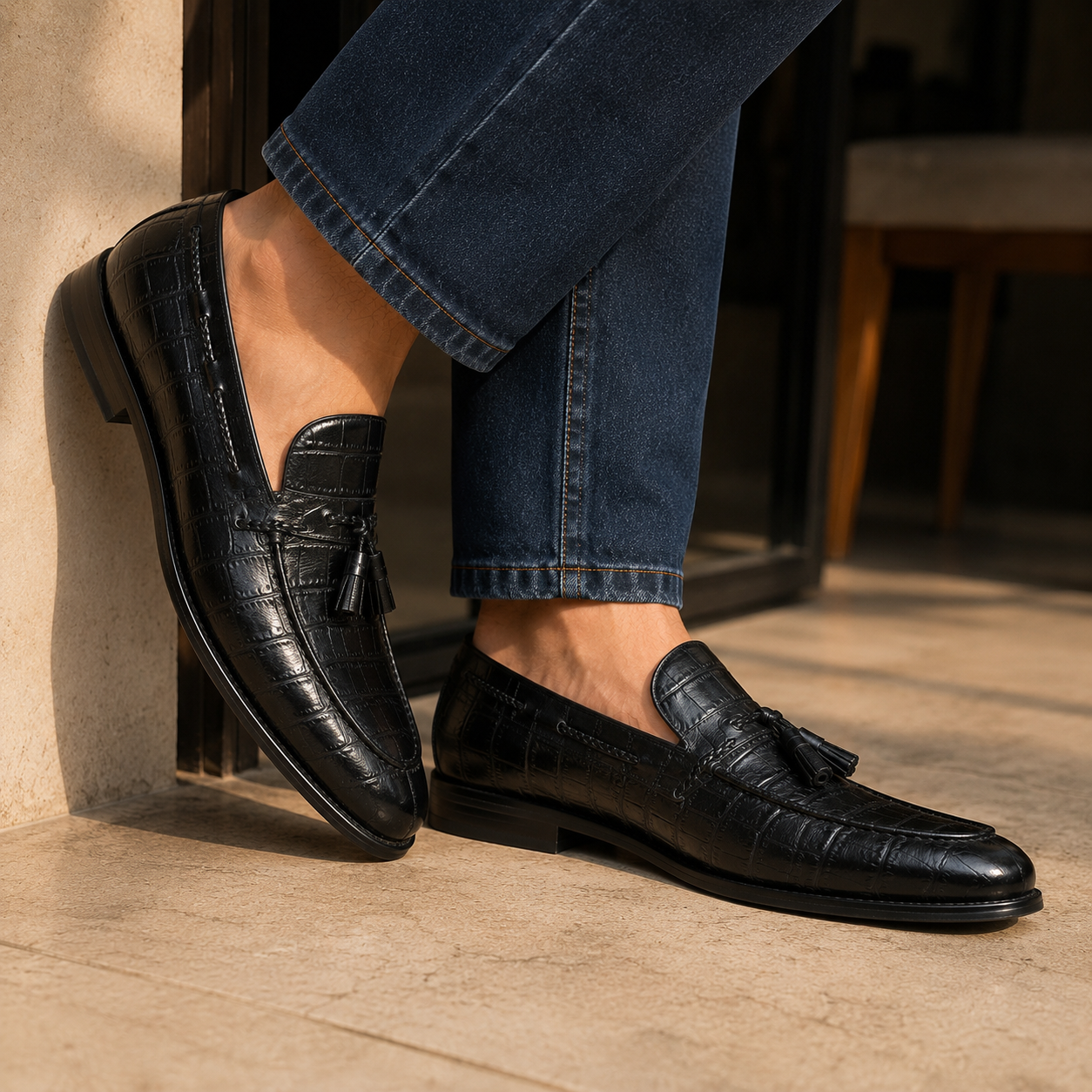 Romano Premium Tassel Leather Loafers