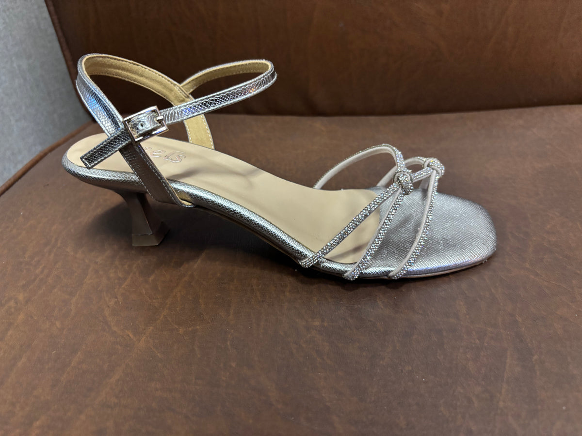 Zara 2.0 Bling Strappy Kitten Heels