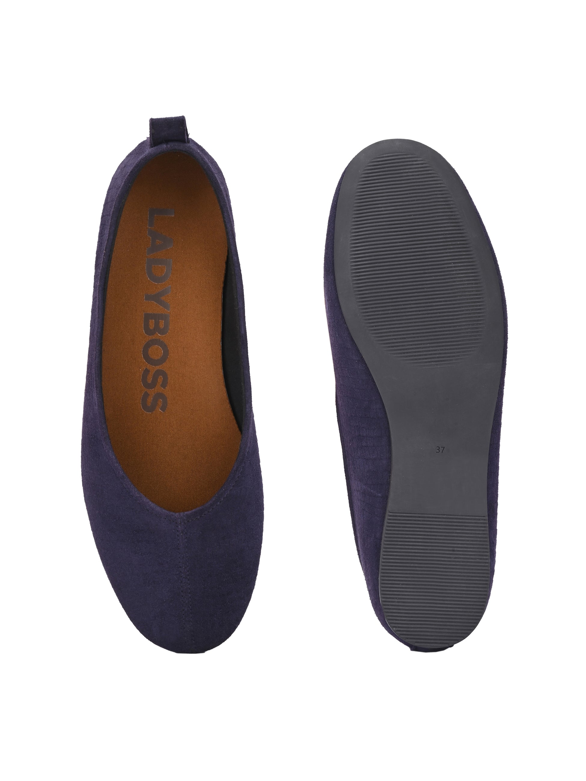 Bellamont Suede Leather Cushioned Ballerinas - The Heels India