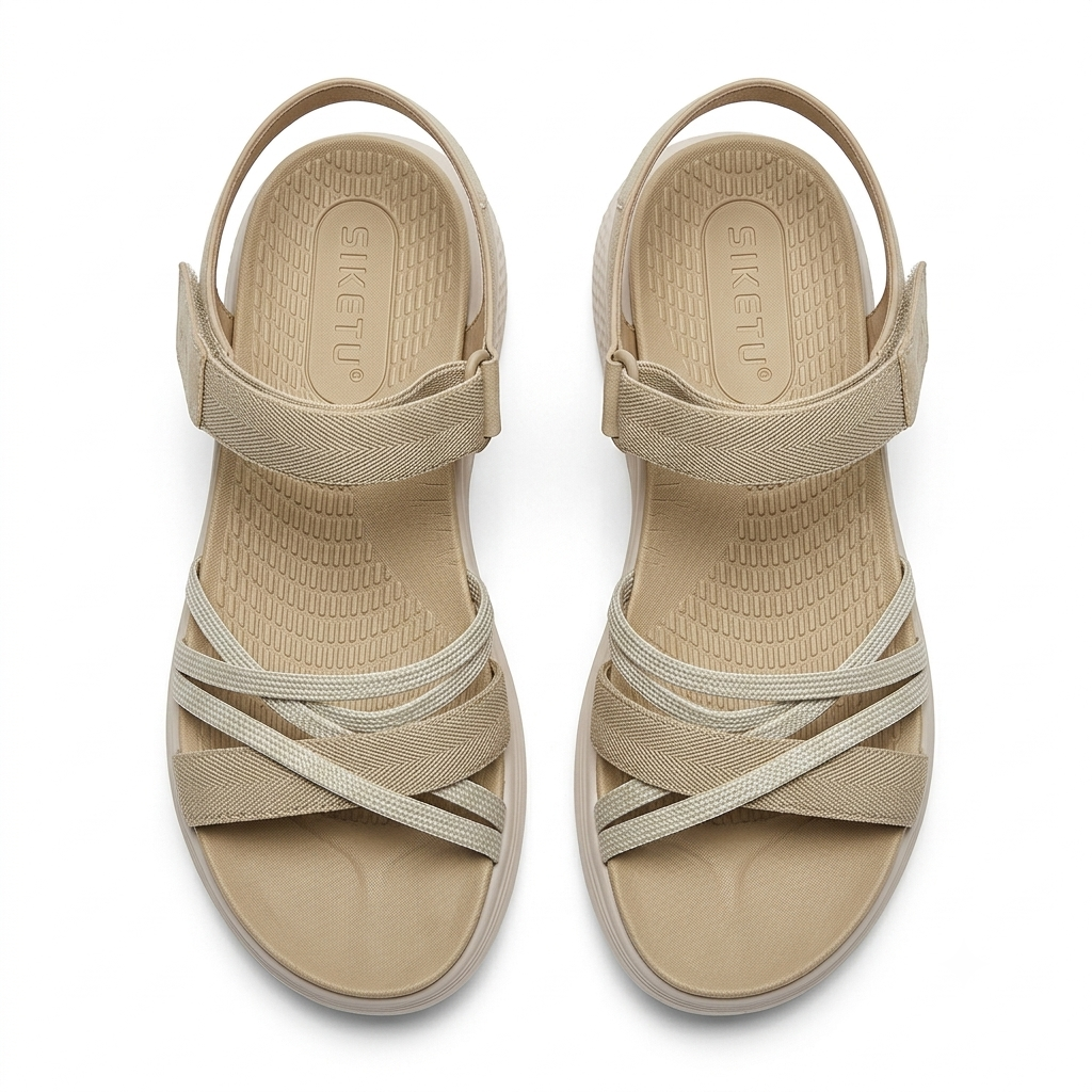 Yueli Velcro Comfort Summer Sandals