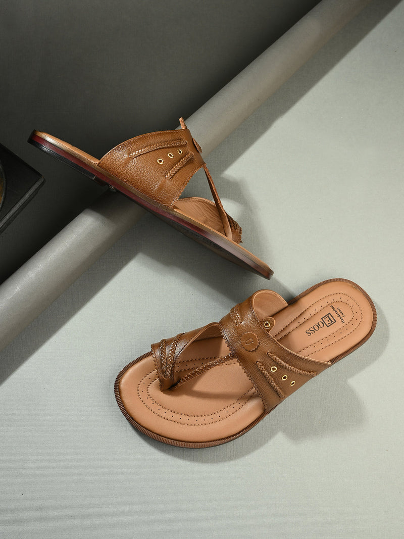 Royce Leather Kohlapuri Chappals
