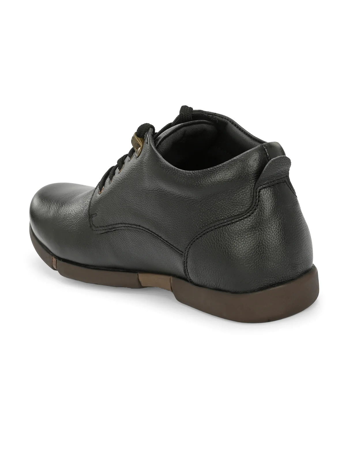 Leonard Leather Rugged Ankle Lace Boots