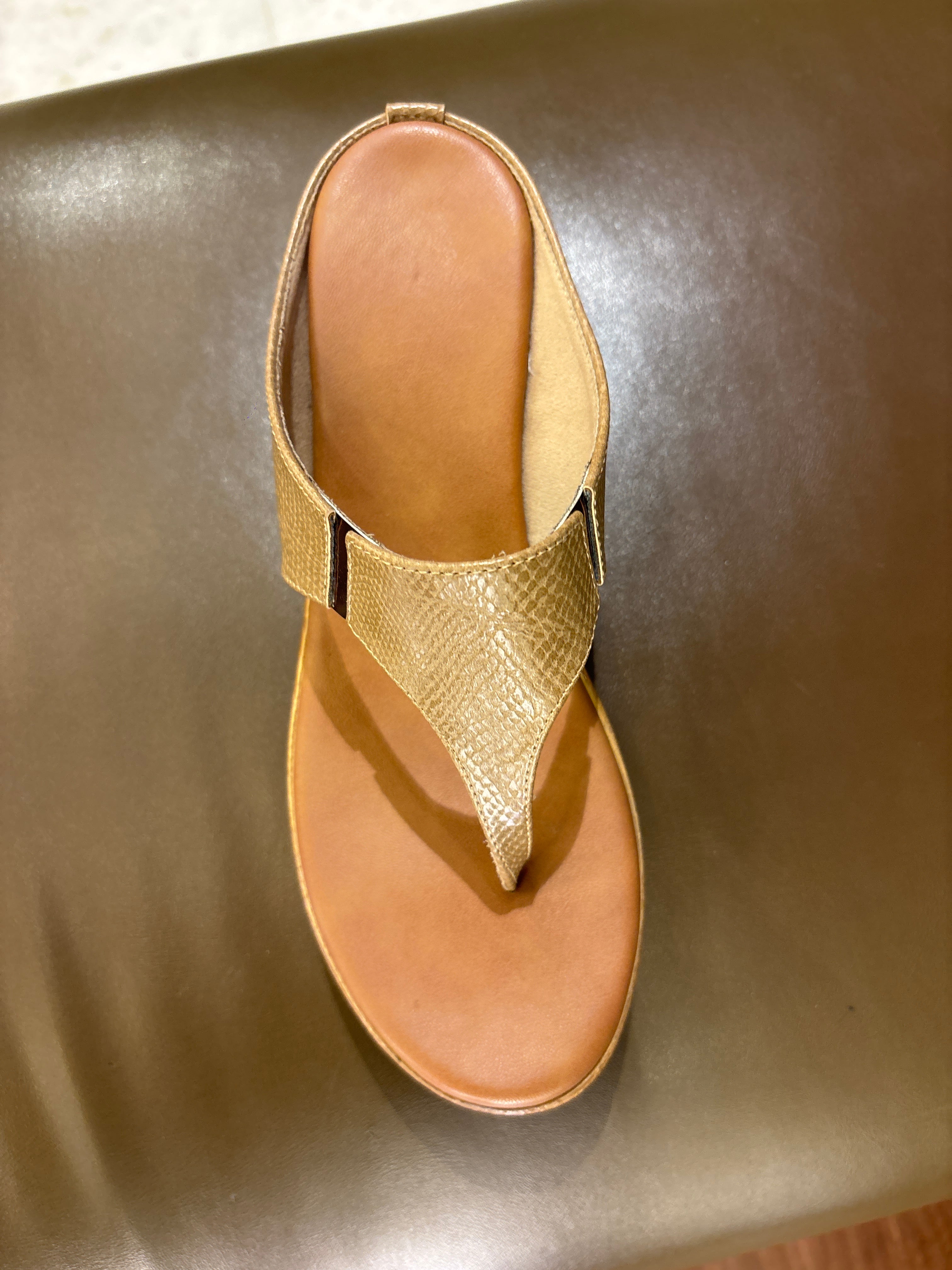 Margaret Comfort Slip On Wedge Platform Heel Slippers