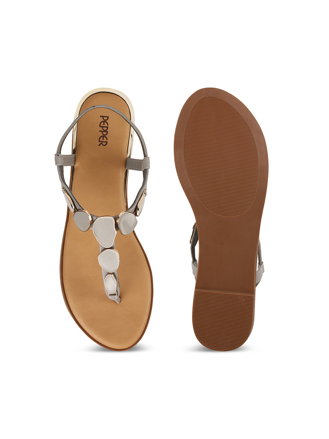Gitano Flat Back Elastic Sandals