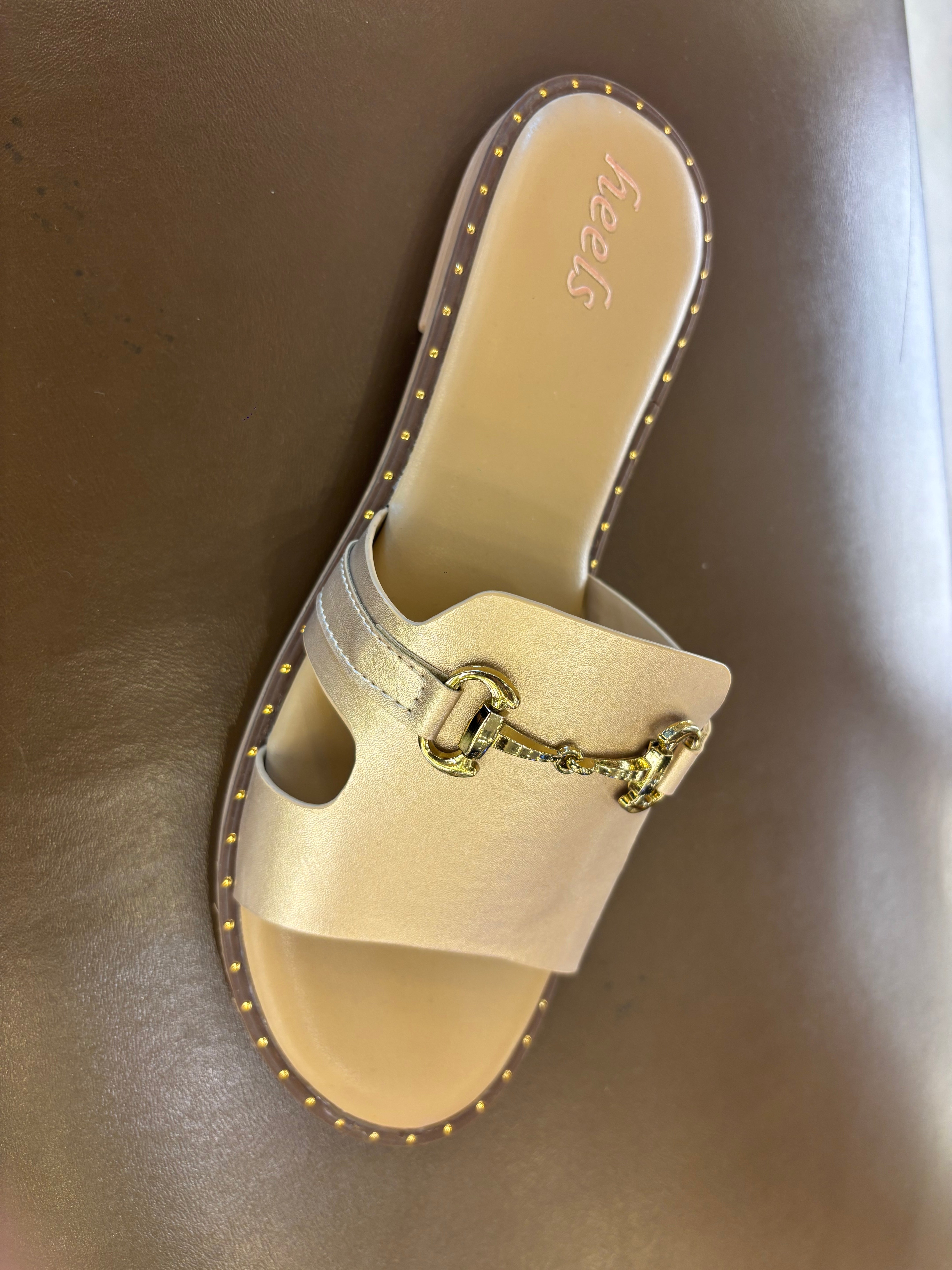 Fenny Cushioned Buckled Summer Sliders