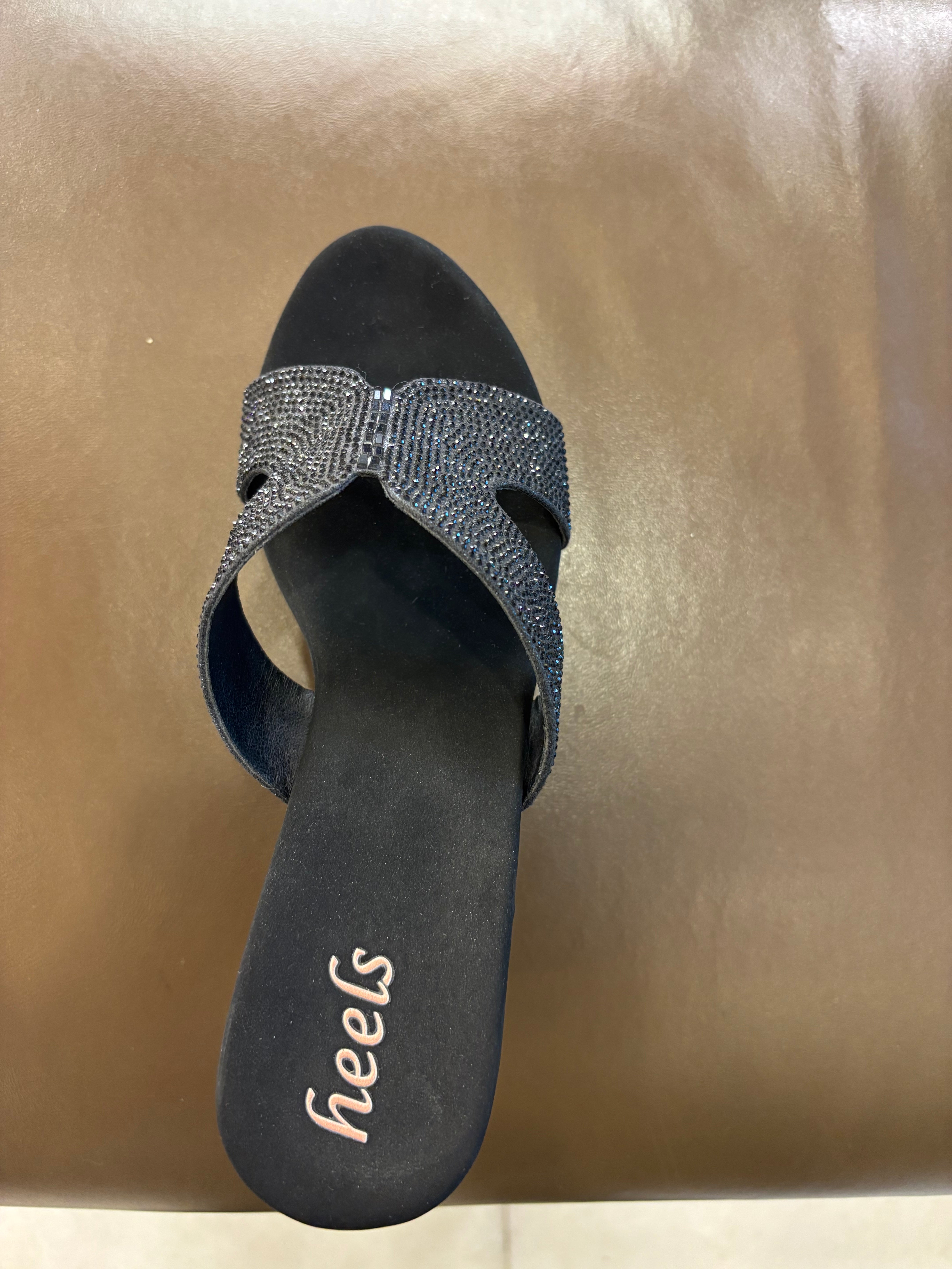 Shelza Bling Wedge Platform Heels