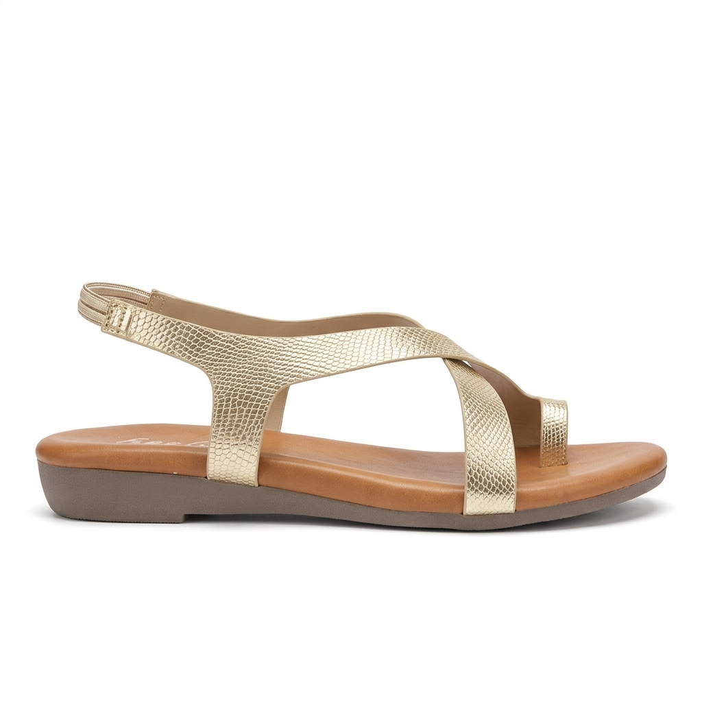 Bonita Cushioned Comfort Back Elastic Thumb Sandals