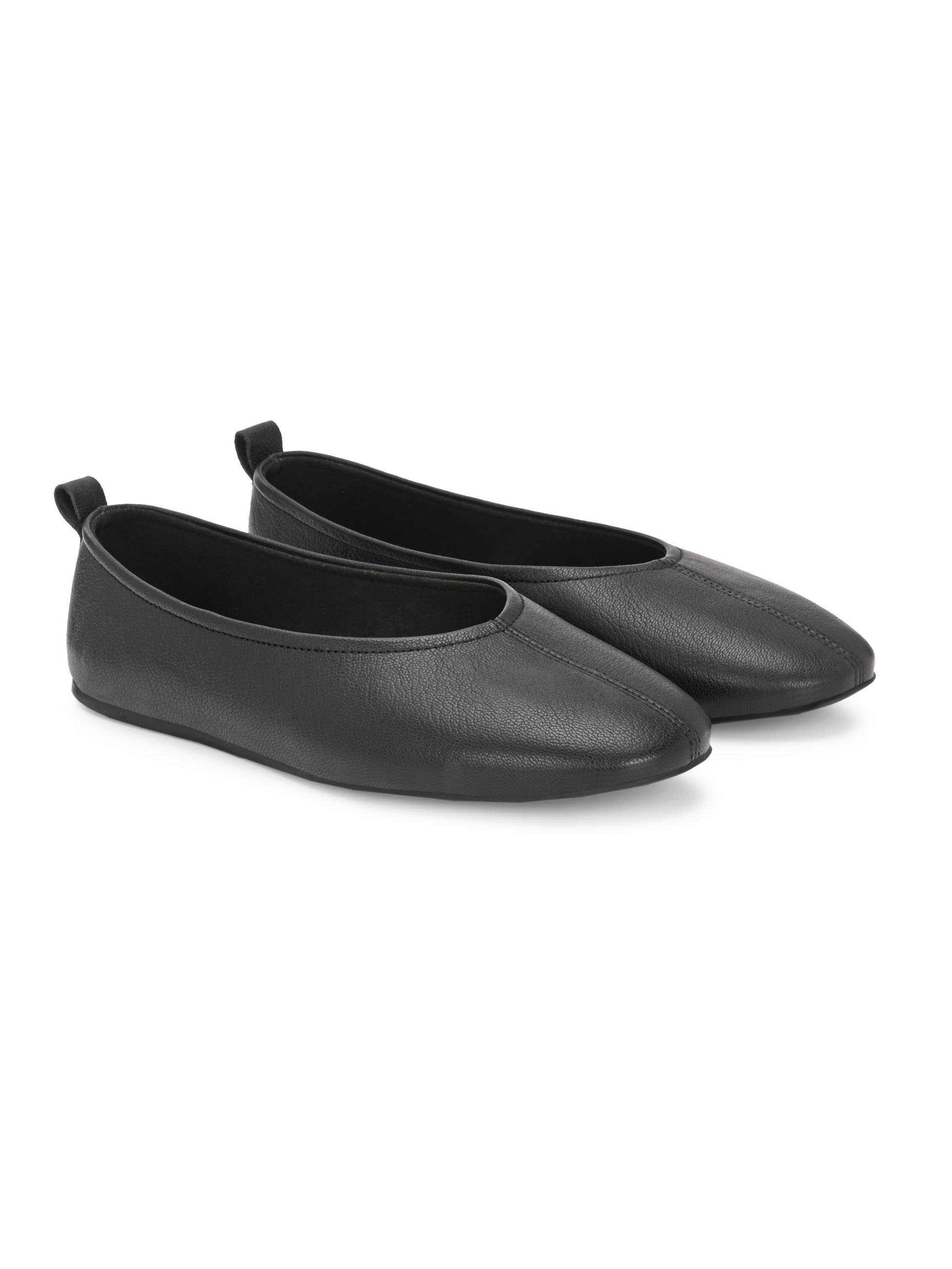 Renova Leather Cushioned Ballerinas