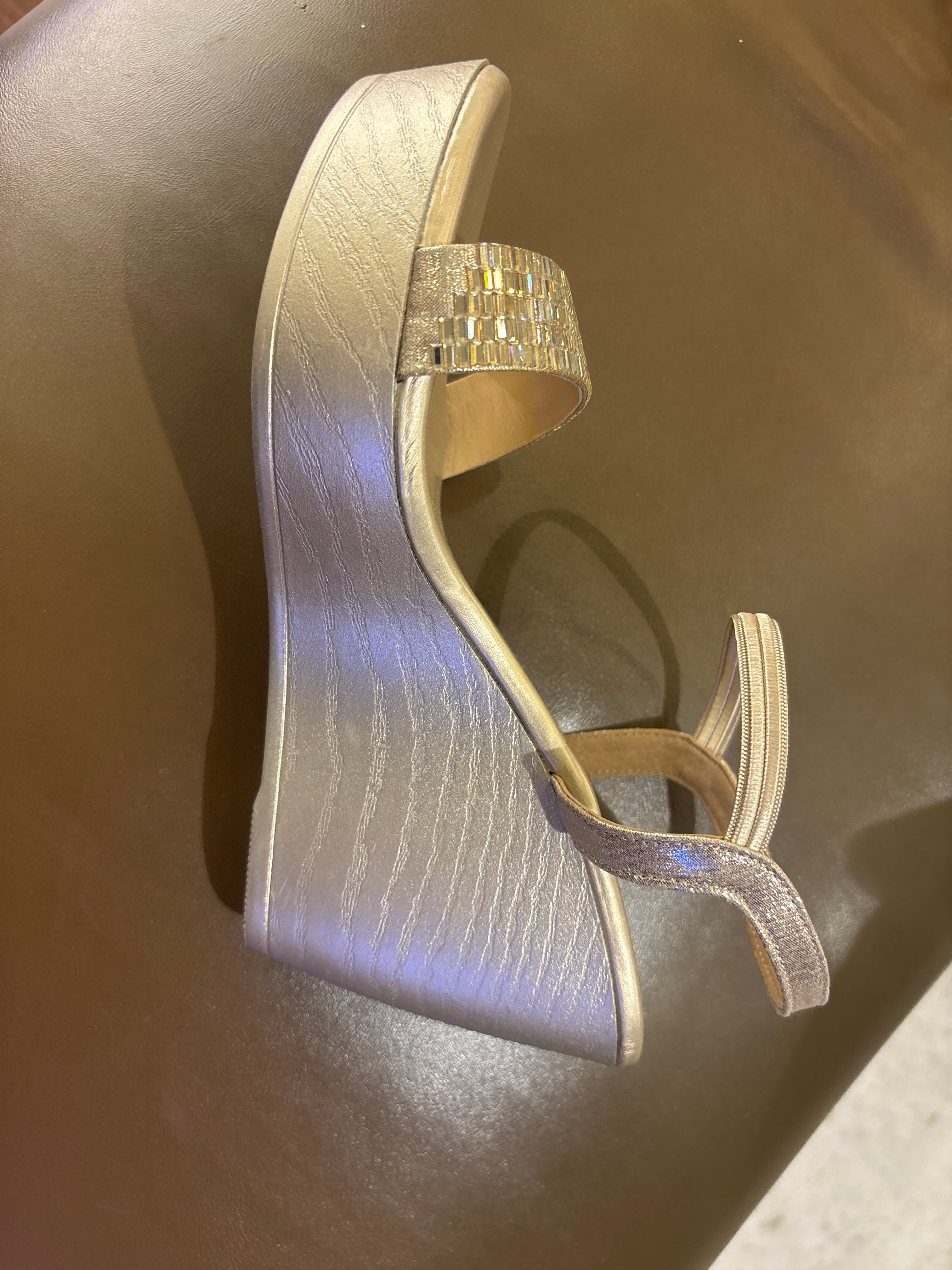 Keira Bling Wedge Party Heels - The Heels India