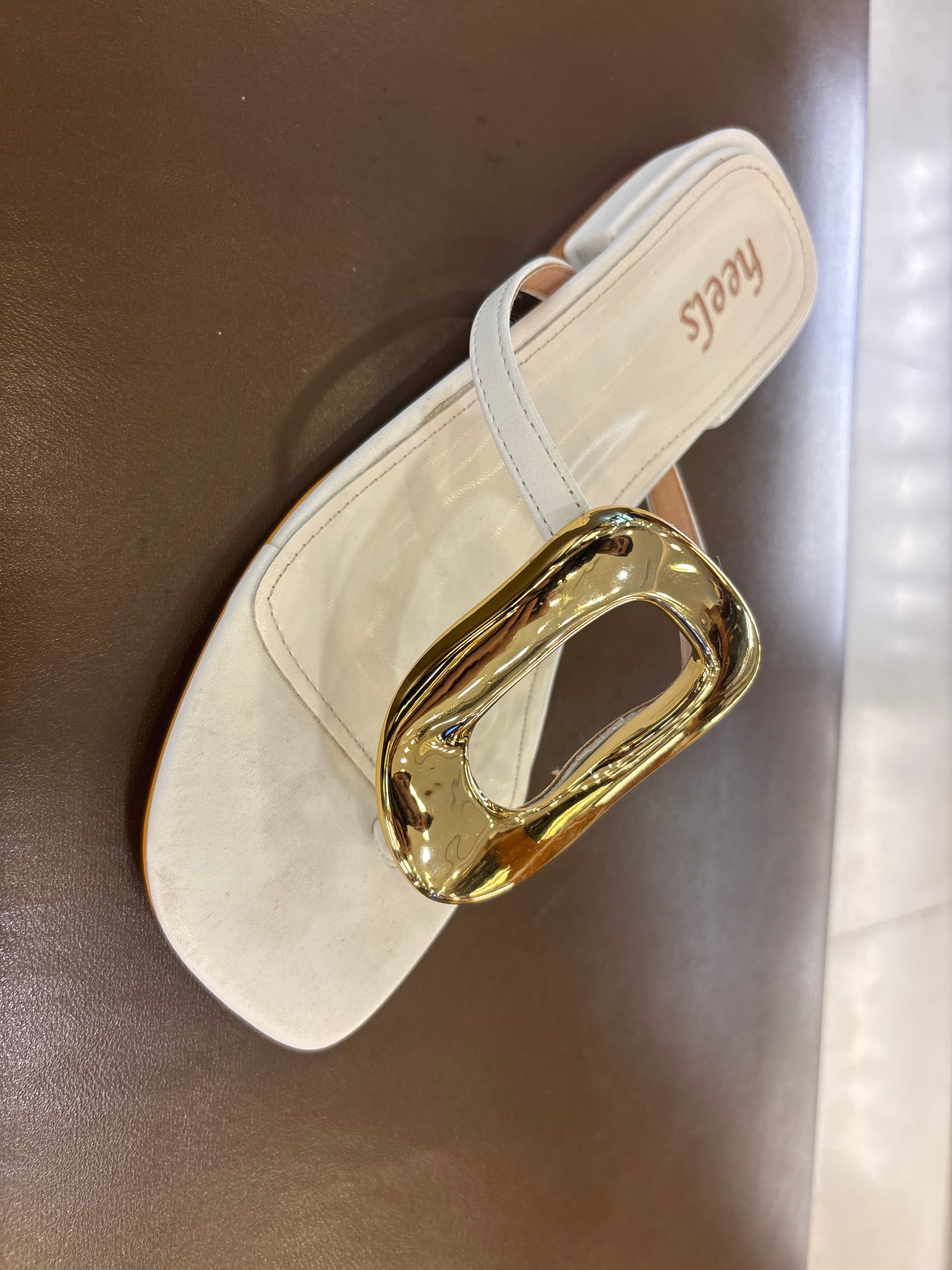 Nova Buckled Summer Mid Heel Sliders