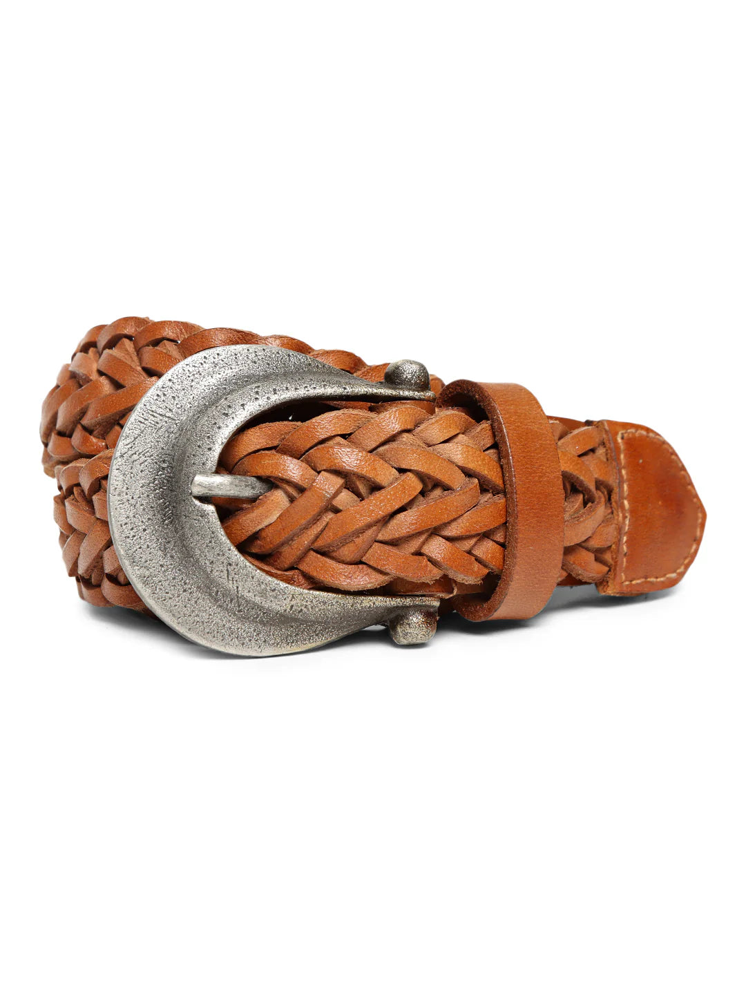 Women Braided Leather Belt