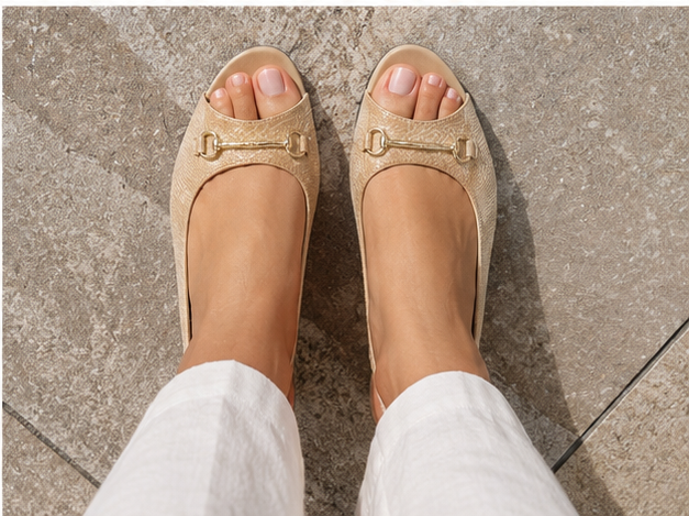 Antoine Wedge Heel Peep-toe Sandals