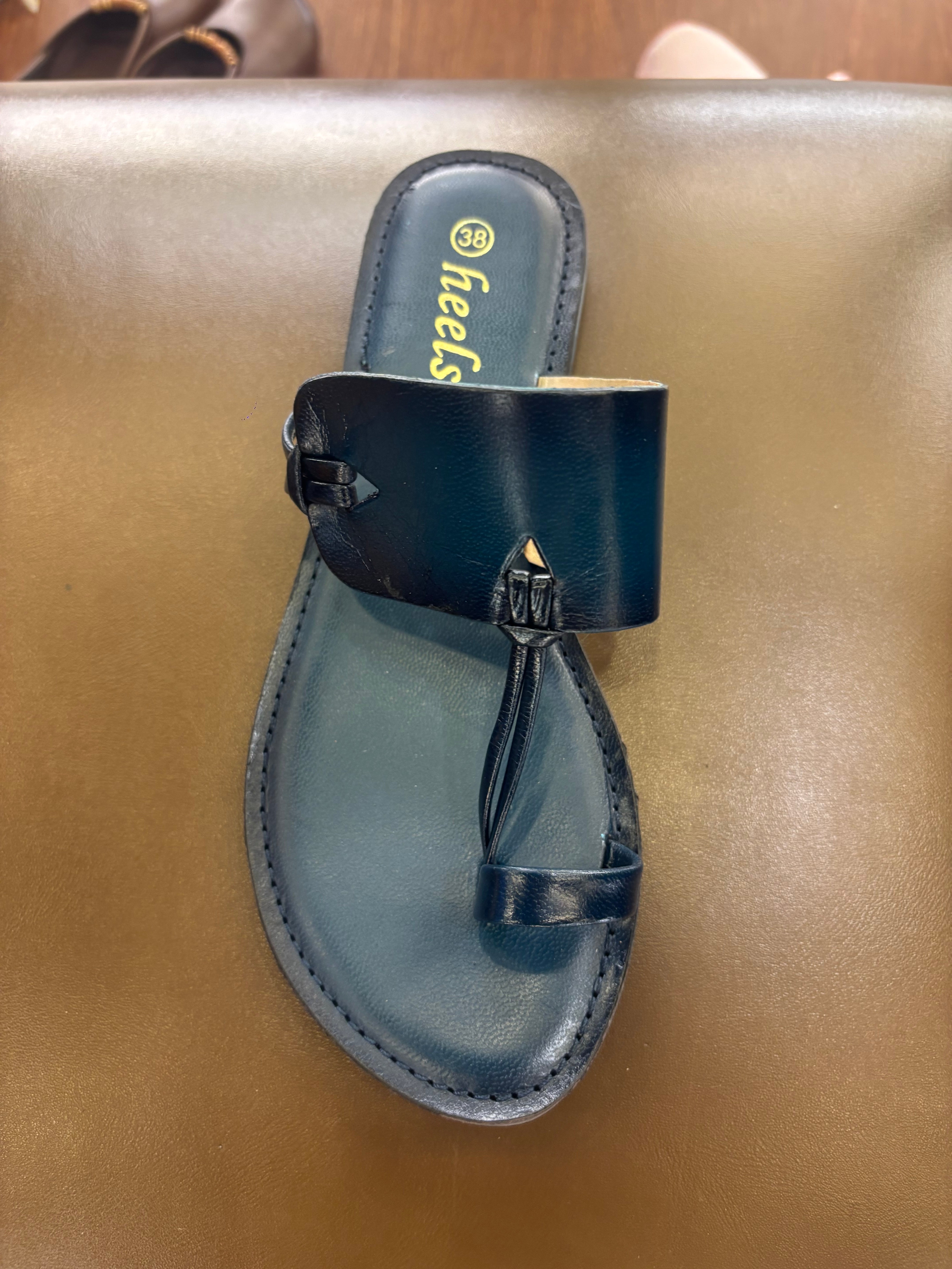 Classic Leather Kohlapuri Slippers - The Heels India