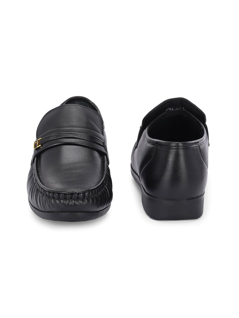 Richard Black Leather Formal Cushion Loafers