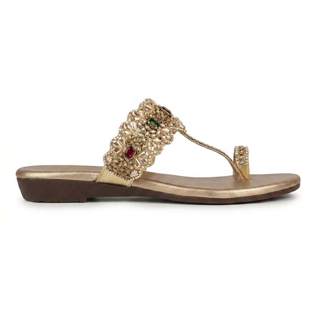 Fiza Embellished Ethnic Fancy Flat Slippers