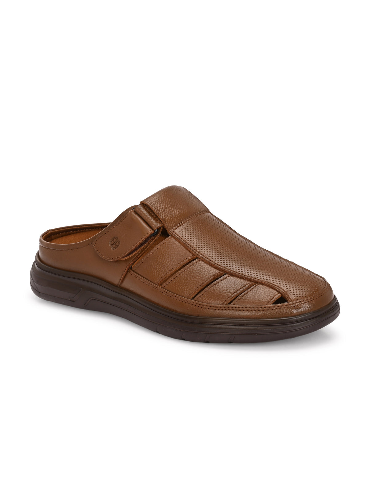 Ottavio Zero Gravity Leather Velcro Mules