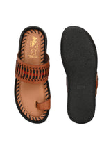 Solano Tan Leather Slippers HT