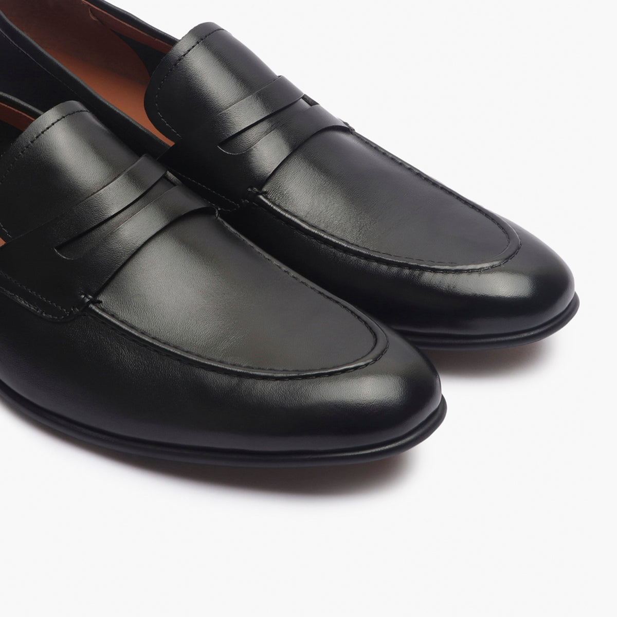 Kenny Premium Leather Penny Loafers