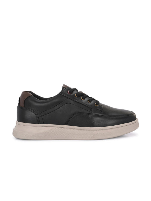Zero Gravity 2.0 Mateo Black Leather Lace-up Sneakers